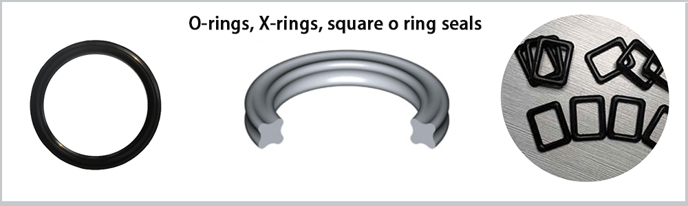 O rings X rings square o ring seals
