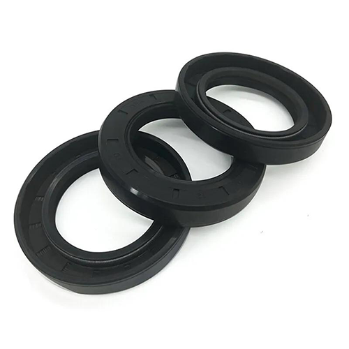 Double lip rubber shaft seal