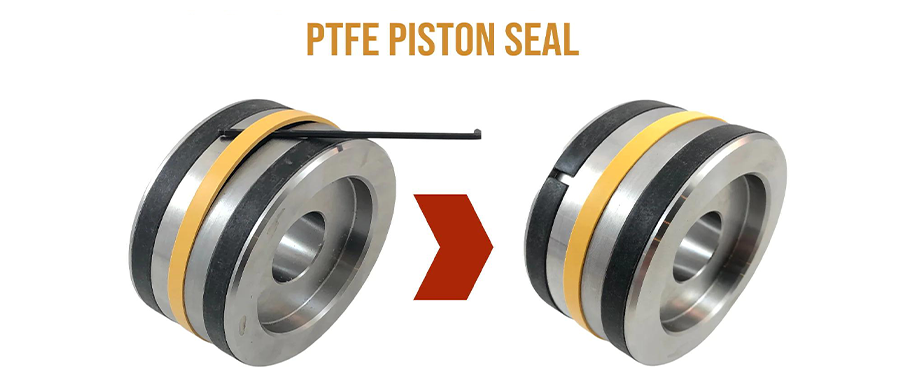 PTFE piston seal