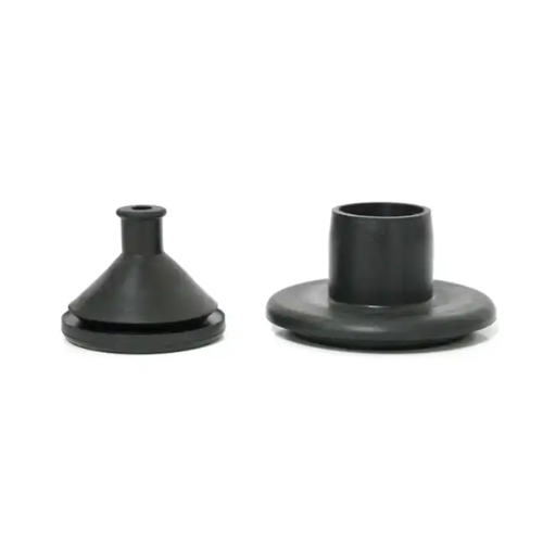Angled electrical rubber grommet