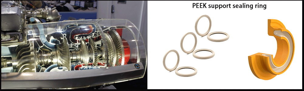 PEEK Sealing rings support 1