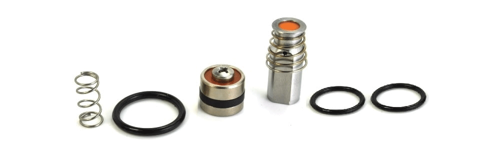 Automotive solenoid valve seals