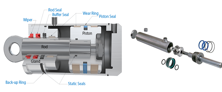 Cylinder Piston Seals
