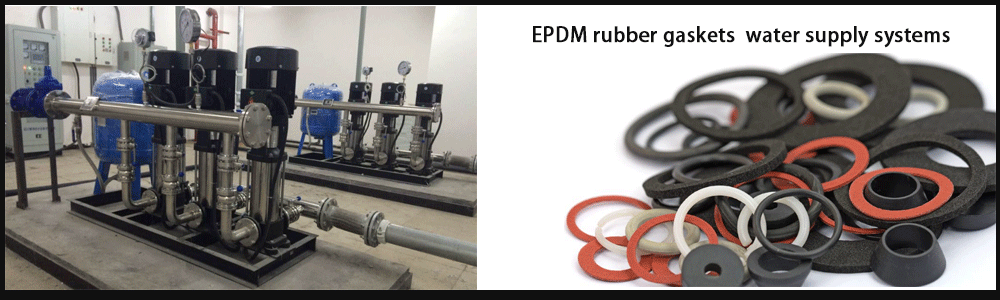 EPDM rubber gaskets water supply systems