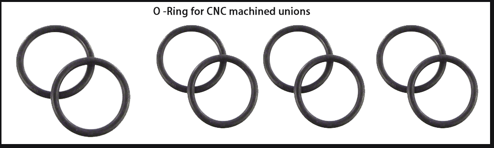 o ring for CNC machined unions